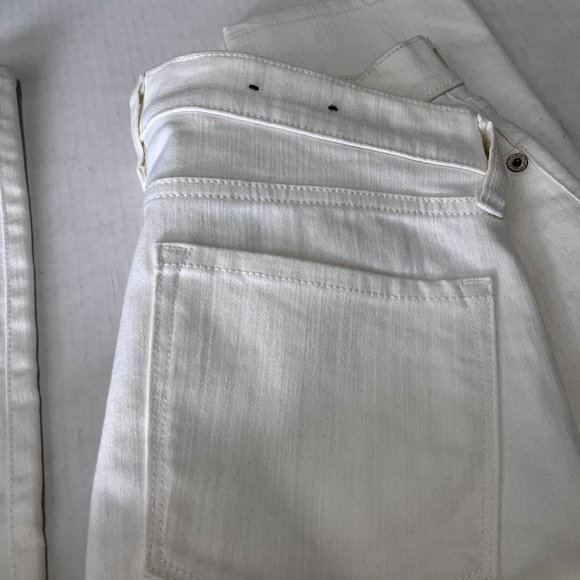 Banana Republic Women's Jeans White Skinny Crop Size 27 / 4 NWOT - Picture 5 of 5